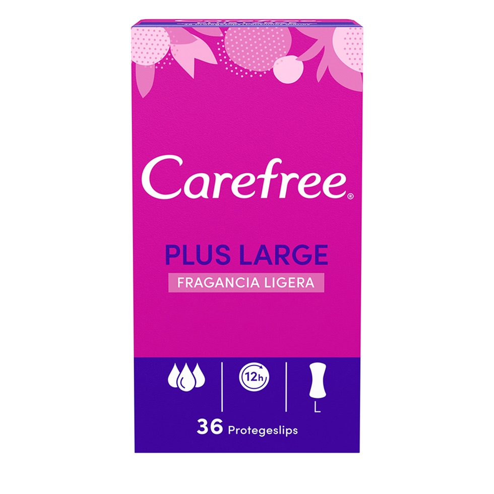 Carefree<sup>®</sup> Plus Large Fragancia Ligera